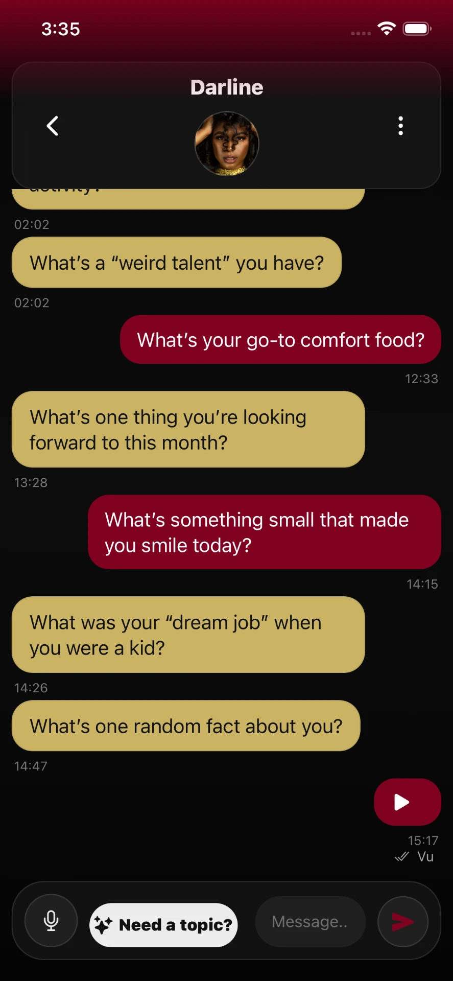 My Person — Chat